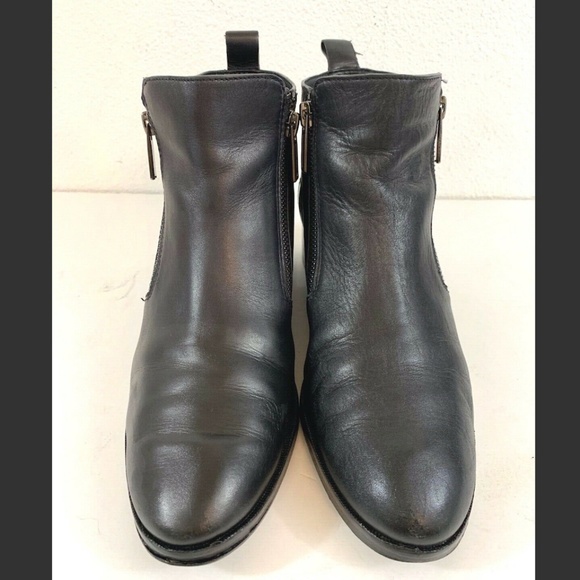 Cole Haan Oak Double Zipper Leather Ankle Boot - Picture 5 of 5